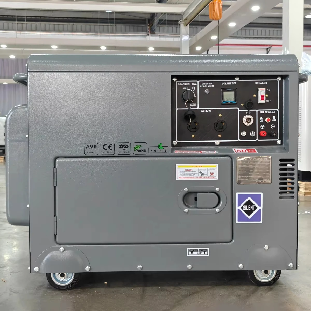 

5kw10kw Diesel Generator Set 3KVA 5KVA 8KVA 10KVA Portable Type Diesel Generator 50/60Hz Genset Listrik Silent With ATS