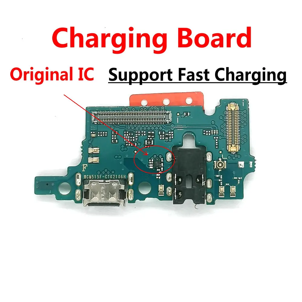 For Samsung M51 M515 M515F USB Charging Dock Port Board Connector Main Motherboard Flex Cable