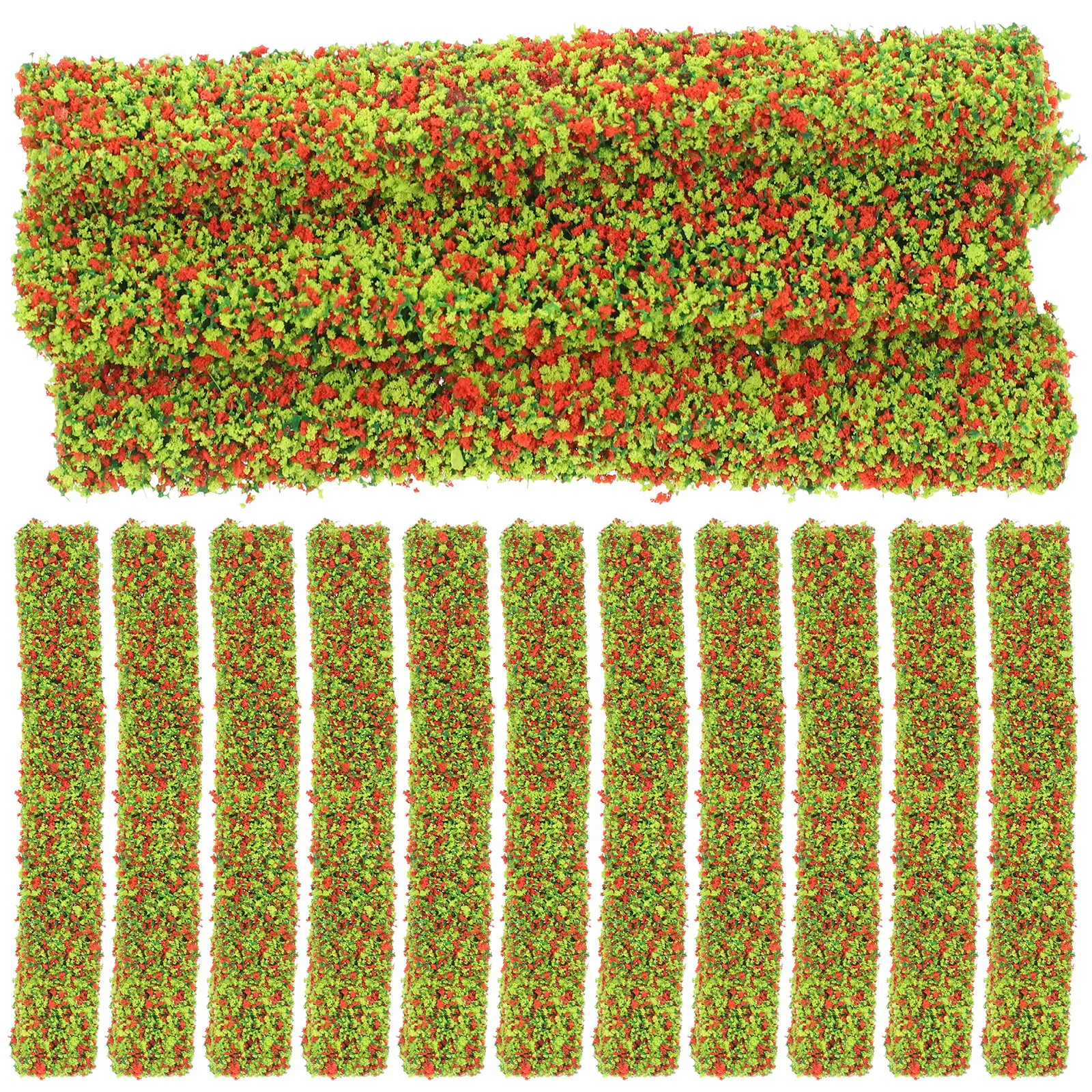 

20 шт. миниатюрных цветочных кластеров: яркие, освежающие цвета, четкие контуры для декора песочниц, микроландшафтов, DIY-проектов