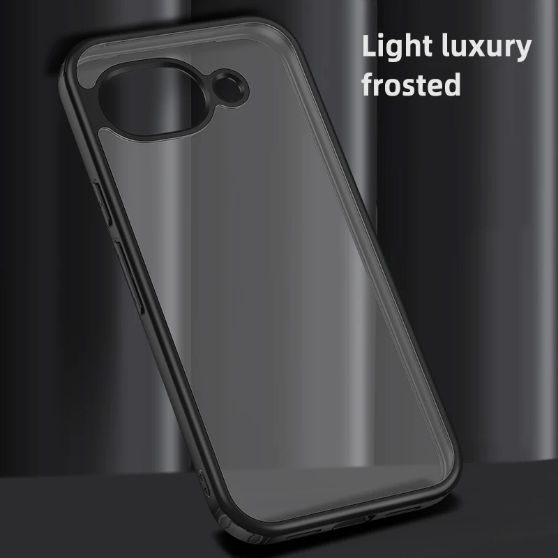 

For Google Pixel 10A Case Frosted Hard PC Shockproof Camera Protection Translucent Cover for Pixel 10 A