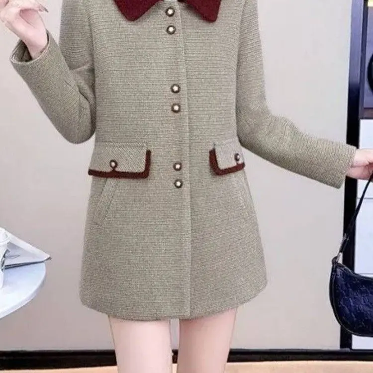 

Women Winter Cotton Jacket Hot Sale Season New Arrival Women's Thickened Fleece Lined Casual Fit Coat Mom's Fashion Coats TS713