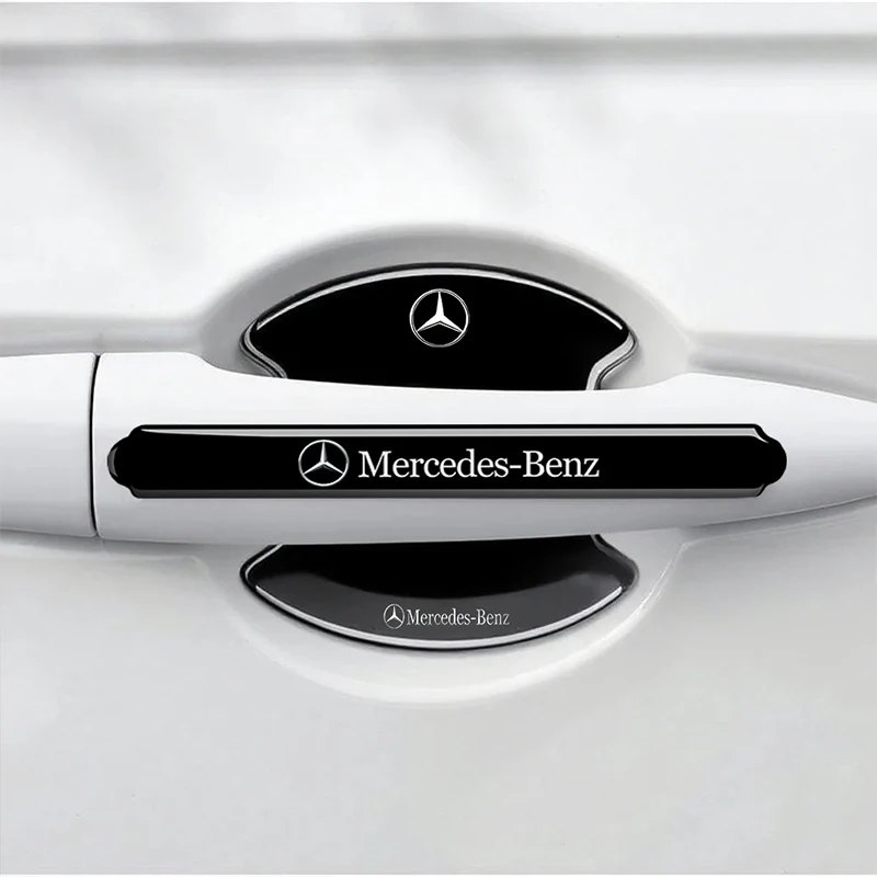 

4/8Pcs Car Door Handle Anti-Scratch Stickers For Mercedes Benz W108 W124 W126 W140 W168 W169 W176 W177 W203 W205 W206 W213 W214