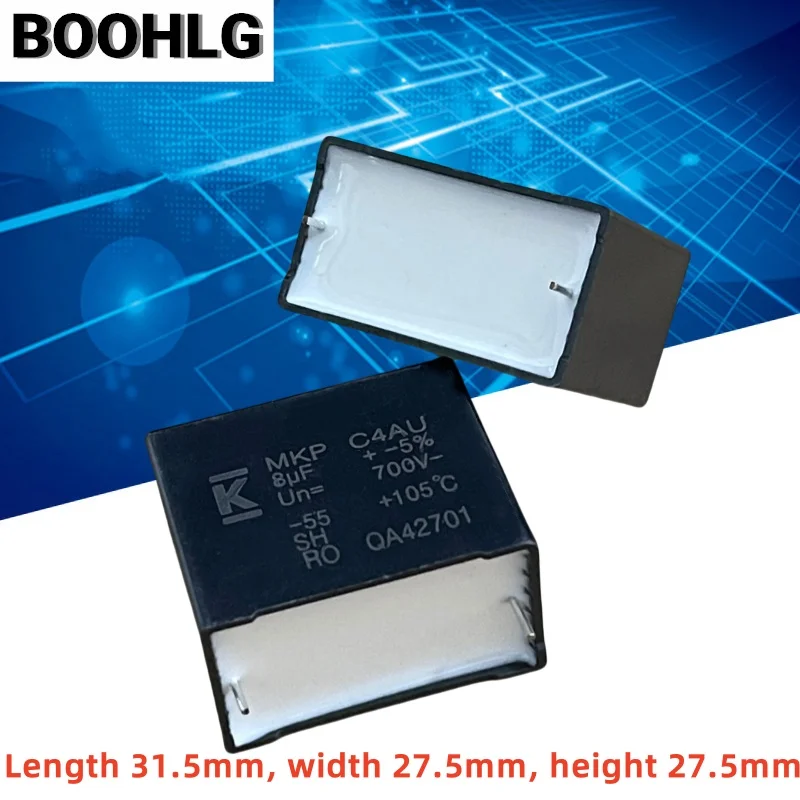 

5 шт. AV MKP C4AU 8,0 мкФ 700 В 8 мкФ 805J выключенный платиновый конденсатор