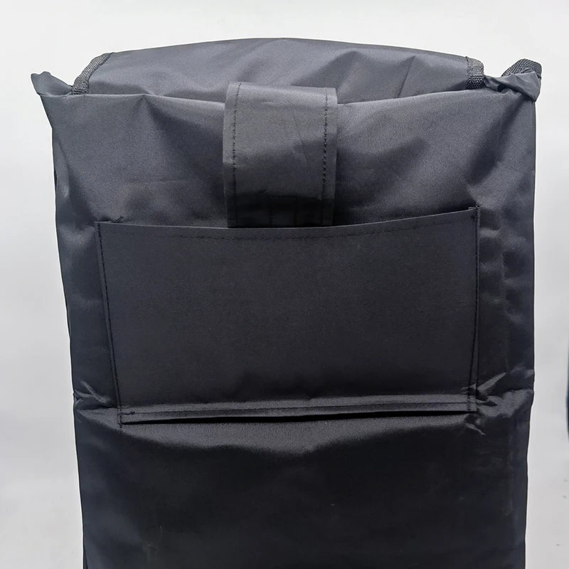 Black waterproof shopping bag for trolley large capacity supermarket shopping bag for shopping cart