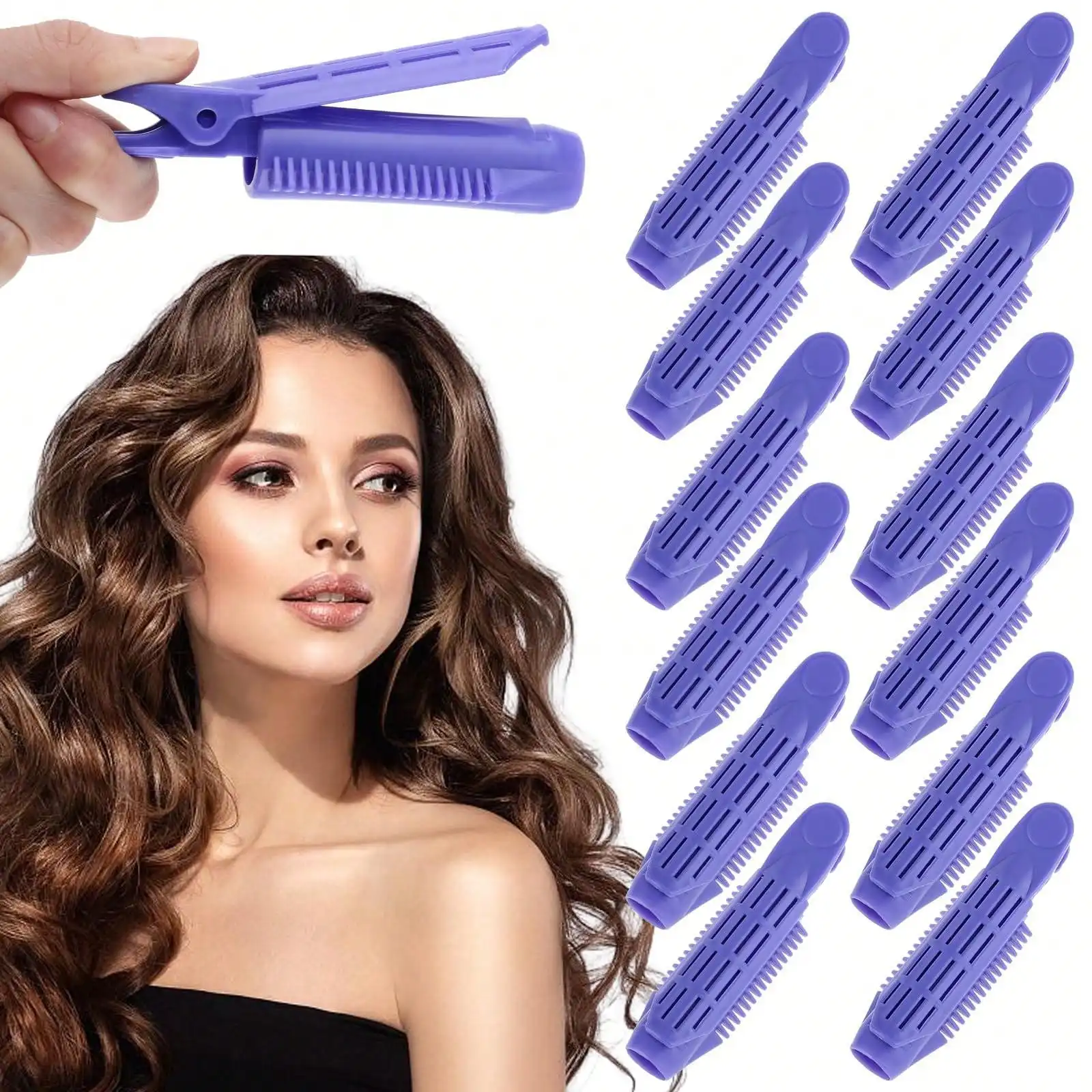 12Pcs Hair Clip Root, Hair Clip Curler, Hair Clip Curler, Hair Volume For Women's Short And Long Hair, Instant Styling Tool