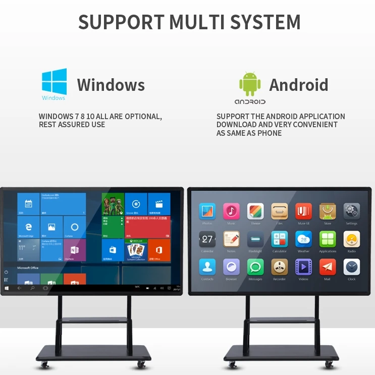 Kleine bis große Konferenzräume, digitale Beschilderung und Werbung, Touchscreen-Panels, Meetings, interaktive Displays