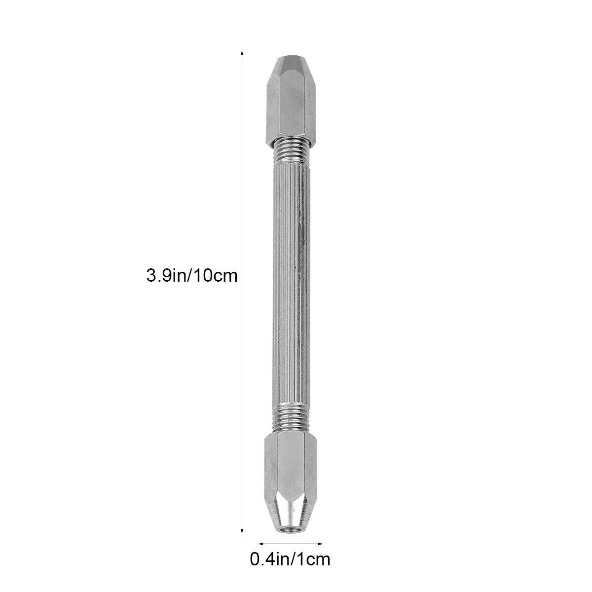 4 قطع من أدوات التدريبات اليدوية المصنوعة من سبائك الصلب الخشبية المتينة الصغيرة الحجم للخرز البلاستيكي برأس واحد مزدوج #6
