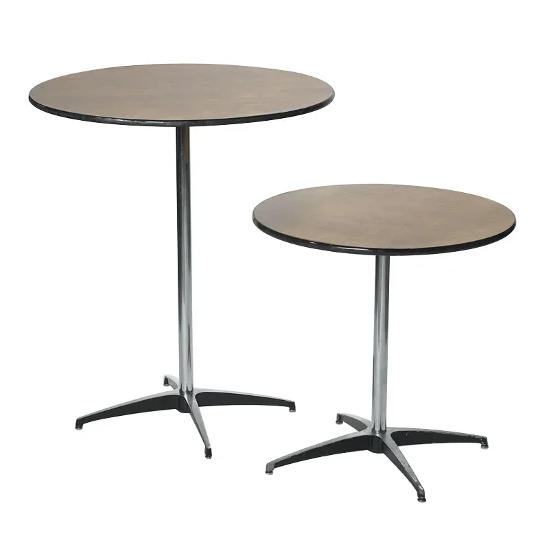 #For Outdoor Party Bar Table Wood Round Cocktail Table