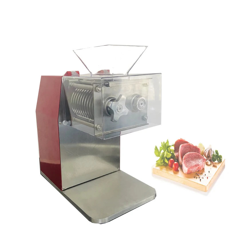 

Pork Lamb Chicken Breast Meat Cutter Machine High Quality Steel Shredding Slicer Dicing Machine 850W 250kg/H 2.5-20MM