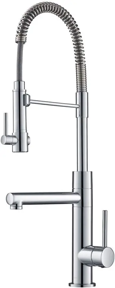 

KRAUS KPF-1603CH Artec Pro 2-Function Commercial Style Pre-Rinse Kitchen Faucet with Pull-Down Spring Spout and Pot Filler