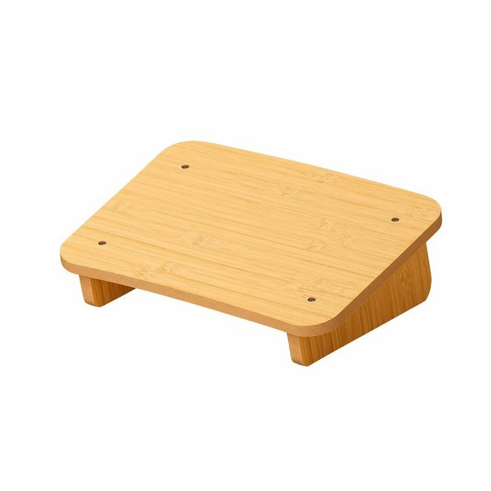 Minimalist Wood Footstool for Desk Use Office Foot Rest Support Low Height 10.6cm Lightweight Movable Design