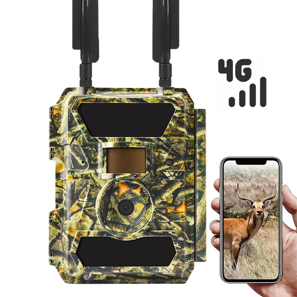 

Outdoor Cell 4 G Wild Life Animal Detector Satellite Game Camera Trail Camera with Sim Card
