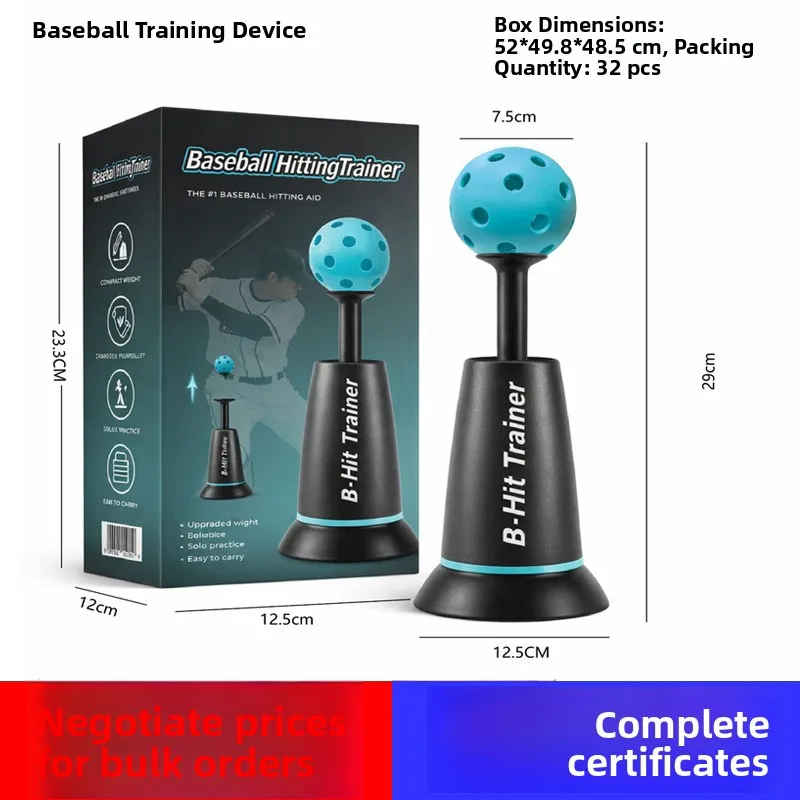 Cross-Border Baseball Training Equipment Sports Tee Popper Baseball Pitching Machine for Fitness And Sports Enthusiasts