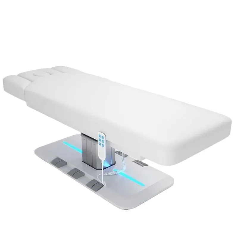 Electric Beauty Bed for Skin Lifting and Facial Management Massage Treatment Table Adjustable Professional Care Furniture