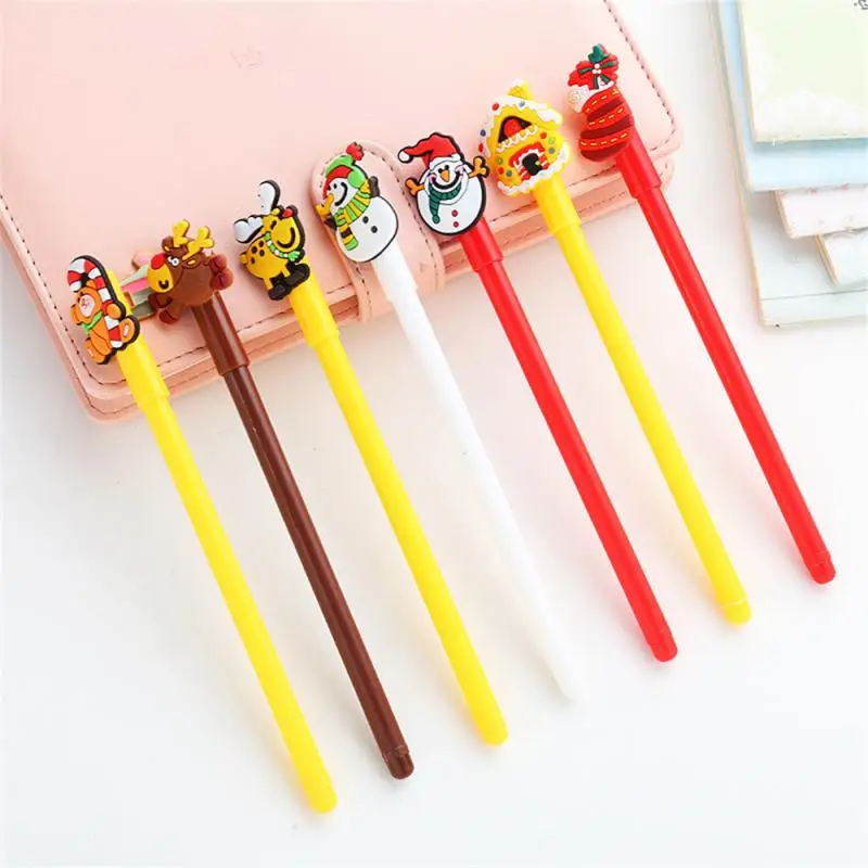 Sticker Neutral Pen Lovely Fun Creative Unique Cartoon Christmas Gifts For Children Creative Sticker Pen Set Gifts For Children