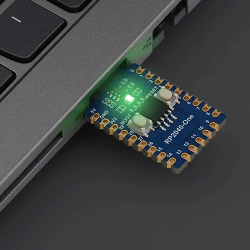 RP2040-One placa de desenvolvimento do microcontrolador python 4mb flash usba base porto no módulo raspberry pi rp2040
