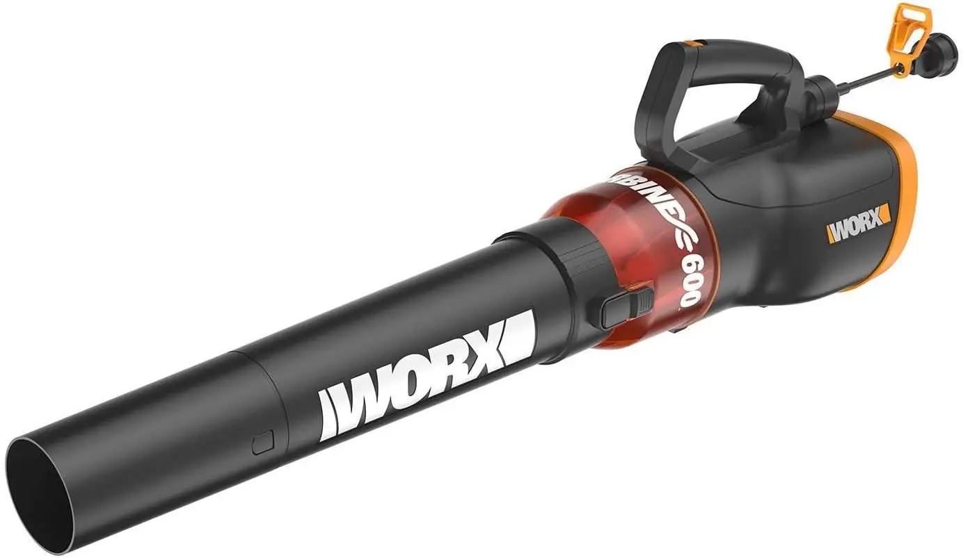 

600 CFM Electric Leaf Blower, Turbine Fan, 2 Speeds, 110 MPH, Corded