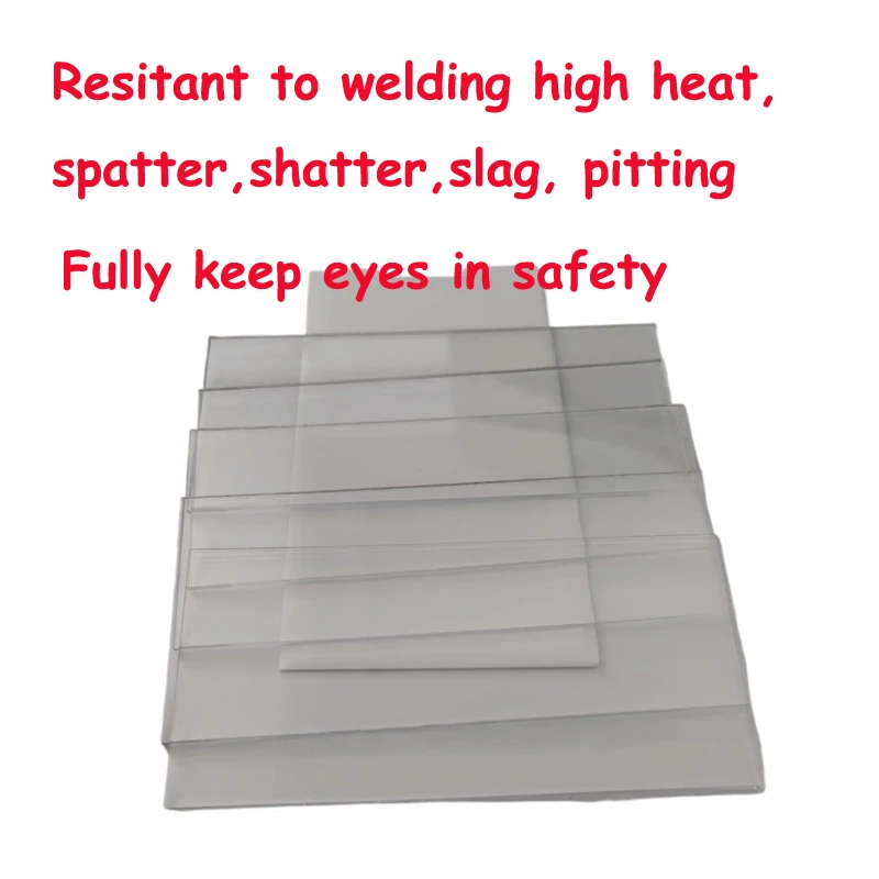 5pcs CR39 Coverplates long lasting, Resistant to high welding heat, slag, spatter, good thermal recovery light weighted