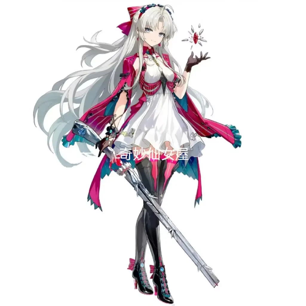 ミンチャオ、ゲーム周辺機器「ファービュ、コレタ」の高精細アクリル製卓上スタンド装飾、光沢のある影のようなシリーズ