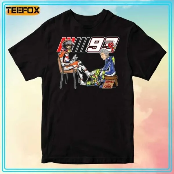 

Marc Marquez MM93 Is King Graphic T-Shirt Moto Gp Champiom Racing for Fans 2025
