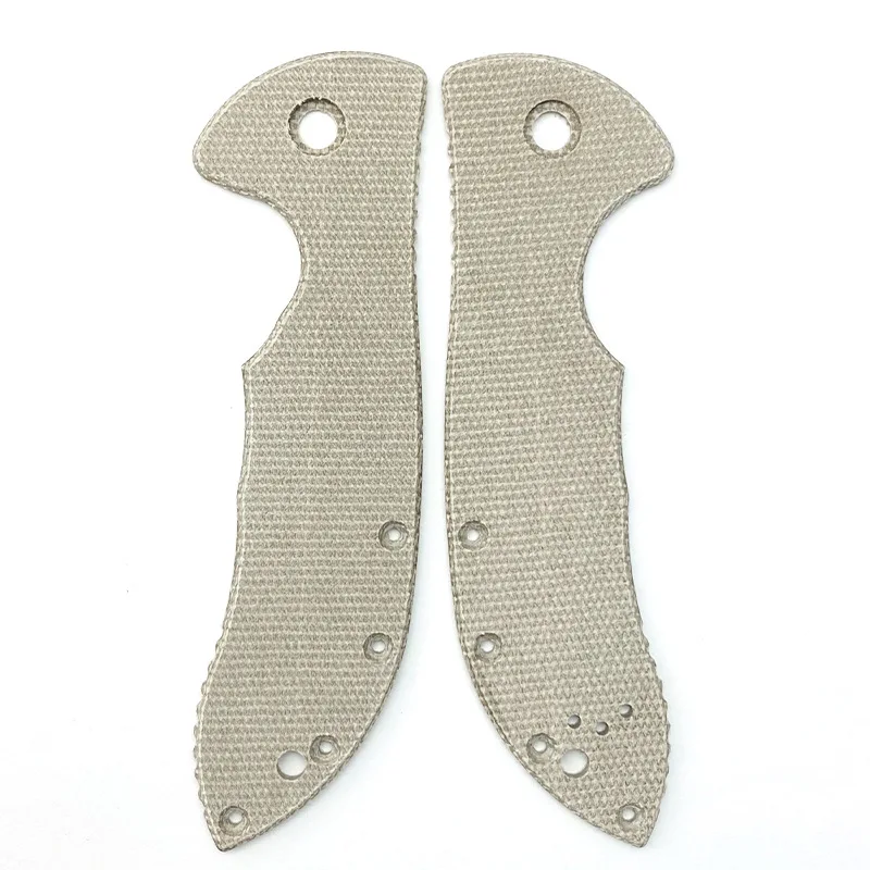 

1 Pair Handle Emerson Commander Linen Micarta Handle – EDC Tactical Upgrade, Weather-Resistant Grip