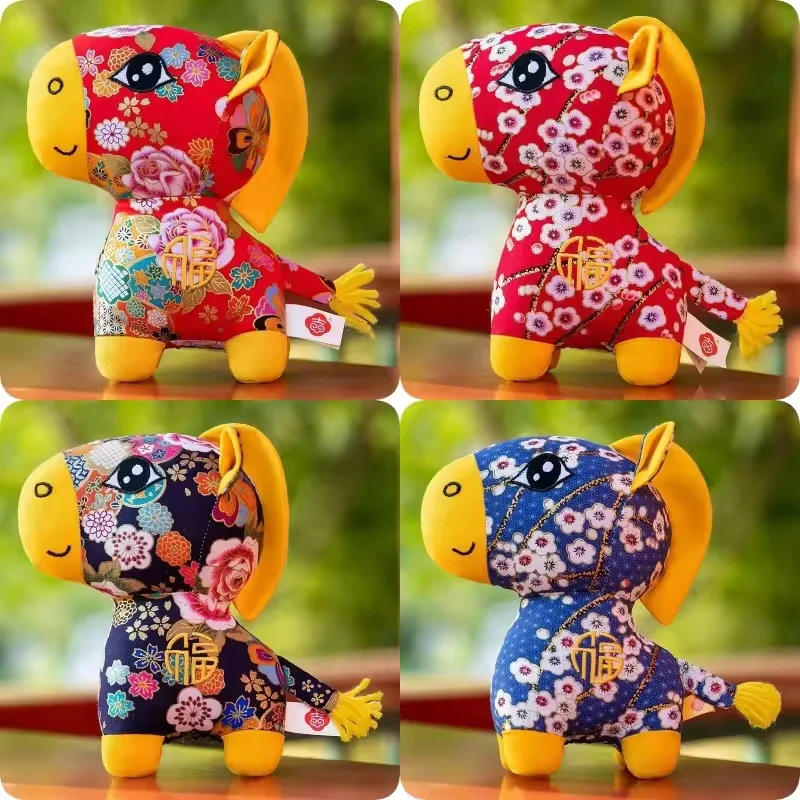 

In Stock New Year's Mascot Horse-shaped Plush Stuffed Doll 12cm Cloth Horse 2026 Family Atmosphere Decoration Holiday Supplies