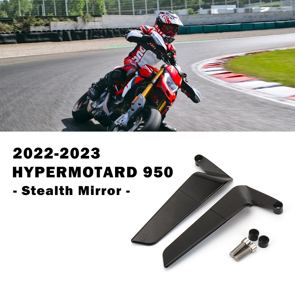 

Hypermotard 950 for Ducati Hypermotard950 2022-2023 Motorcycle New Stealth Mirrors Adjustable Winglet Rearview CNC Aluminum