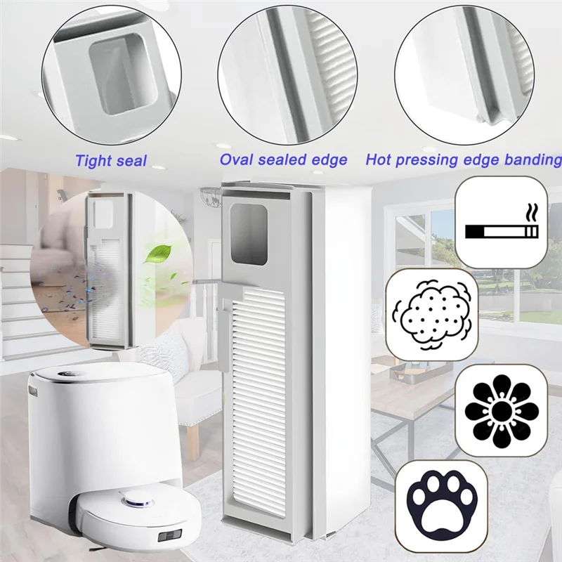 

ABGE-Accessory Replacement Parts Kit For Narwal Freo X Ultra Robot Vacuum Main Brush Hepa Filter Dust Bags Mop Pads Side Brushes