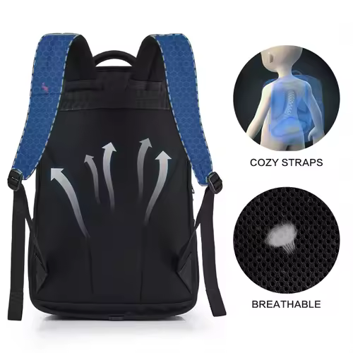 OIWAS Laptop Backpacks 15.6 Inch School Bags Waterproof Nylon 29L Casual Shoulder Bagpack Travel Teenage Men's Backpack Mochila - Image 4