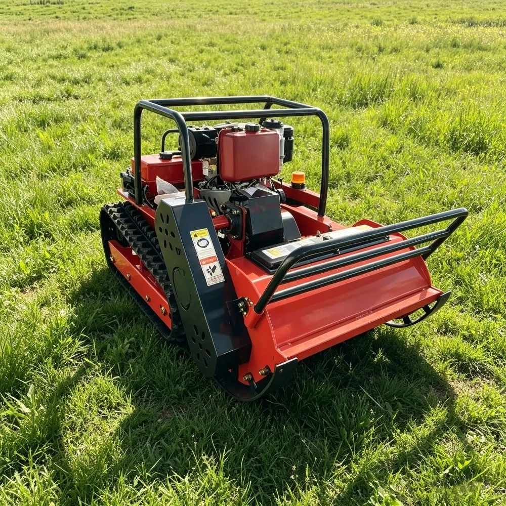 Factory Direct Sales of Tracked Garden Lawn Mowers, Remote-controlled Lawn Mowers, All-terrain Slope Lawn Mowers