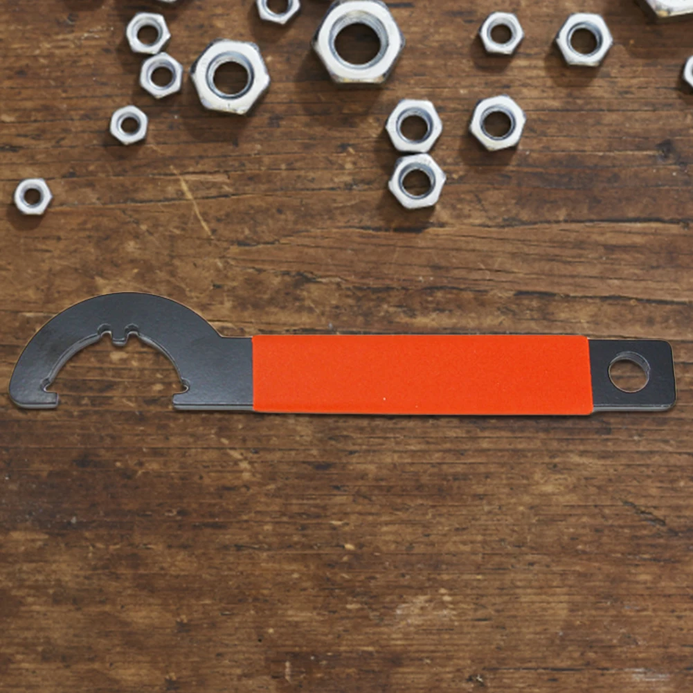Survival Nut Wrench Adjustable Castle Nut Wrench Locknut and Reinstall High-carbon Steel Accessories for Bicycles Pipelines