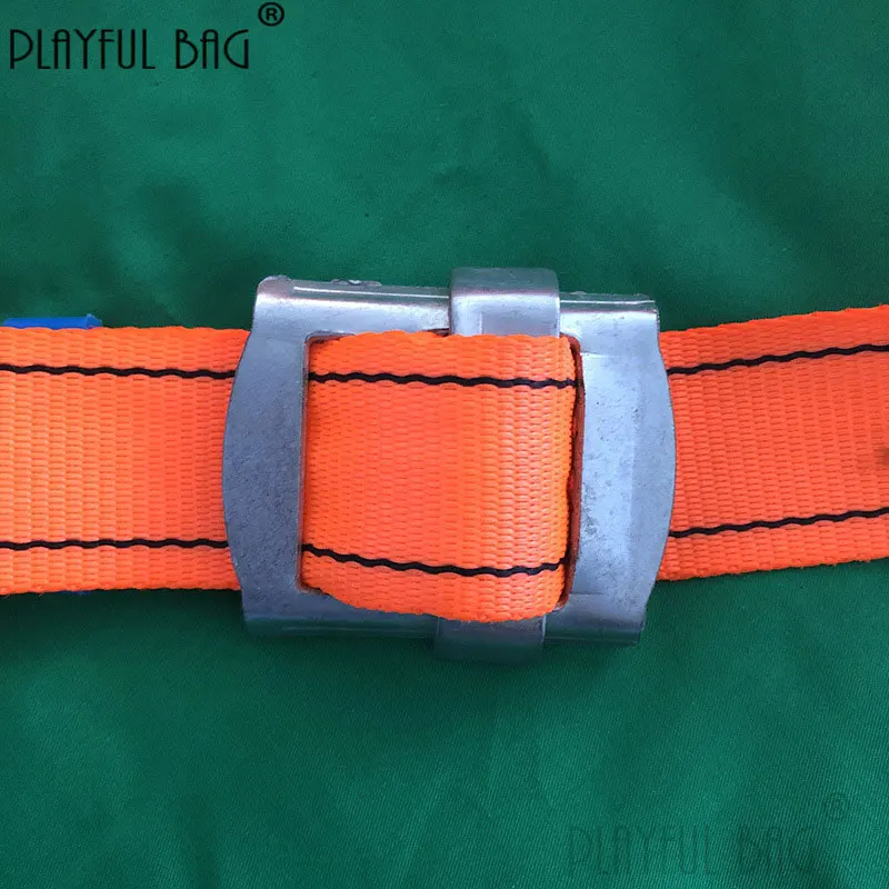 Single waist harness with Large steel hook Durable High altitude operation safety belt ZL234