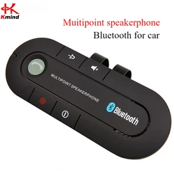 Wireless Handsfree Bluetooth Speaker Car Kit, Universal Hands-free Speakerphone MP3 Music Player Auto Audio Receiver Adapter