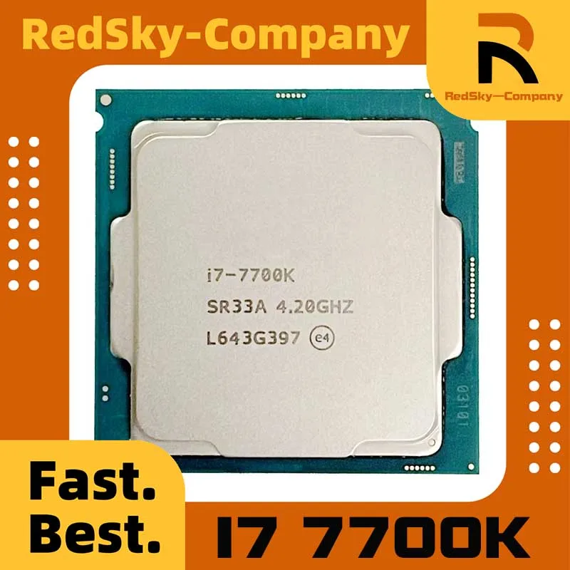 معالج Core i7 7700K 4.2 جيجا هرتز رباعي النواة LGA 1151 cpu