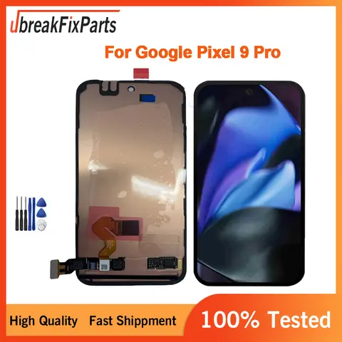 Sostituzione del digitalizzatore touch screen con display LCD OLED da 6,3 pollici per Google Pixel 9 Pro GR83Y
