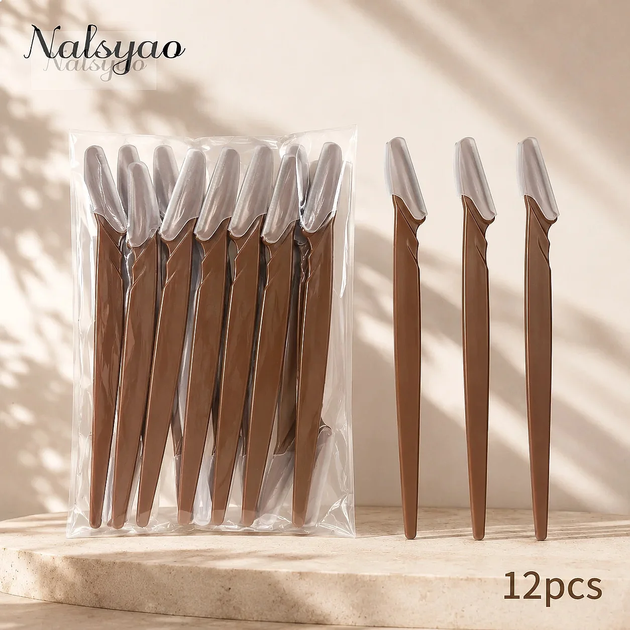 30/40/60Pcs Eyebrow Trimmer Makeup Beauty Tools Safe Eye Brow Shaver Face Body Hair Removal Blades Eyebrows Shaping Knife
