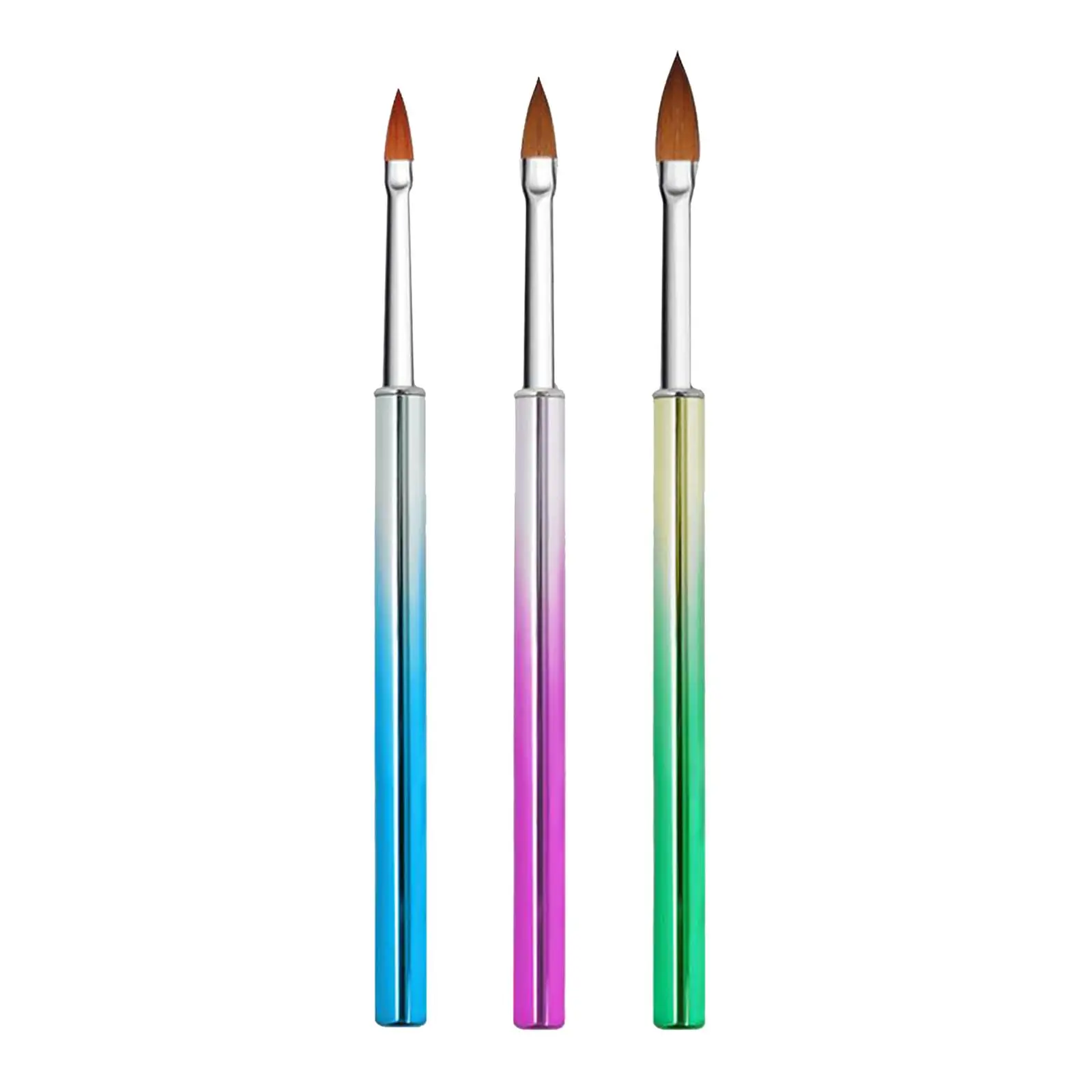 3pcs/set Nail Art Brush Set Nail Painting Brushes Nail Drawing Pen Nail Art