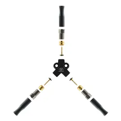 Triciclo olio freno idraulico tee lega di alluminio un traino due accessori connettore tubo olio modificato valvola di distribuzione olio