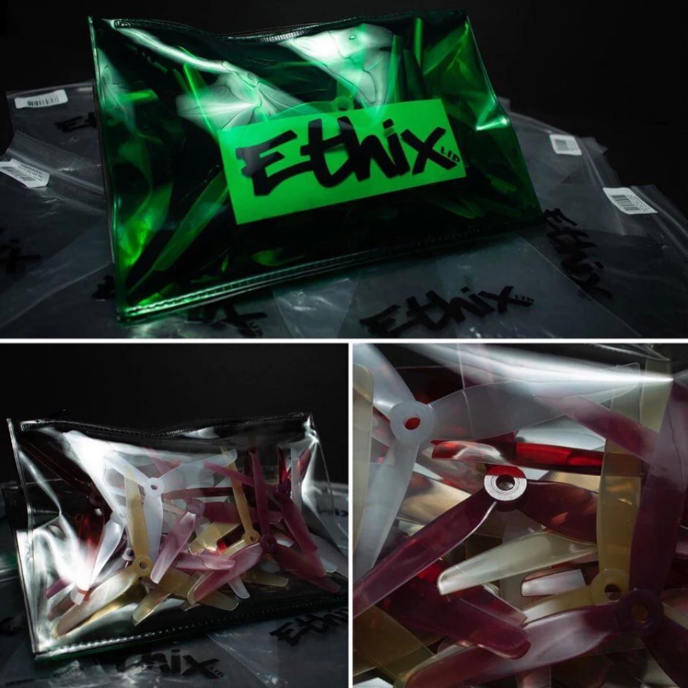 Ethix Prop Organizer lightweight Book-like (Stitched Spin) Set of Bags For FPV Props CW CCW