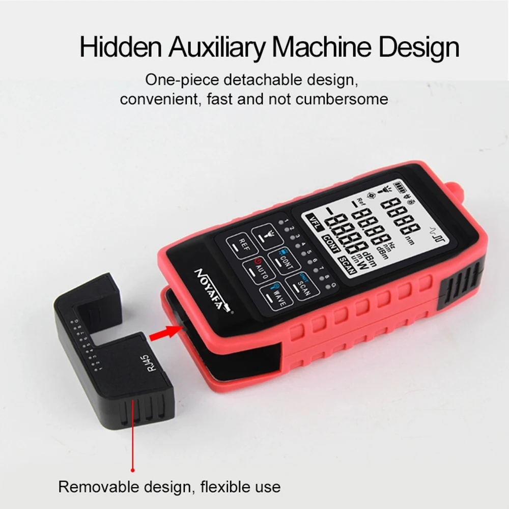 NOYAFA NF-908 Optical Power Meter Multi-Function Fiber Tester Visual Fault Locator Network Cable Test Optical Fiber Tester