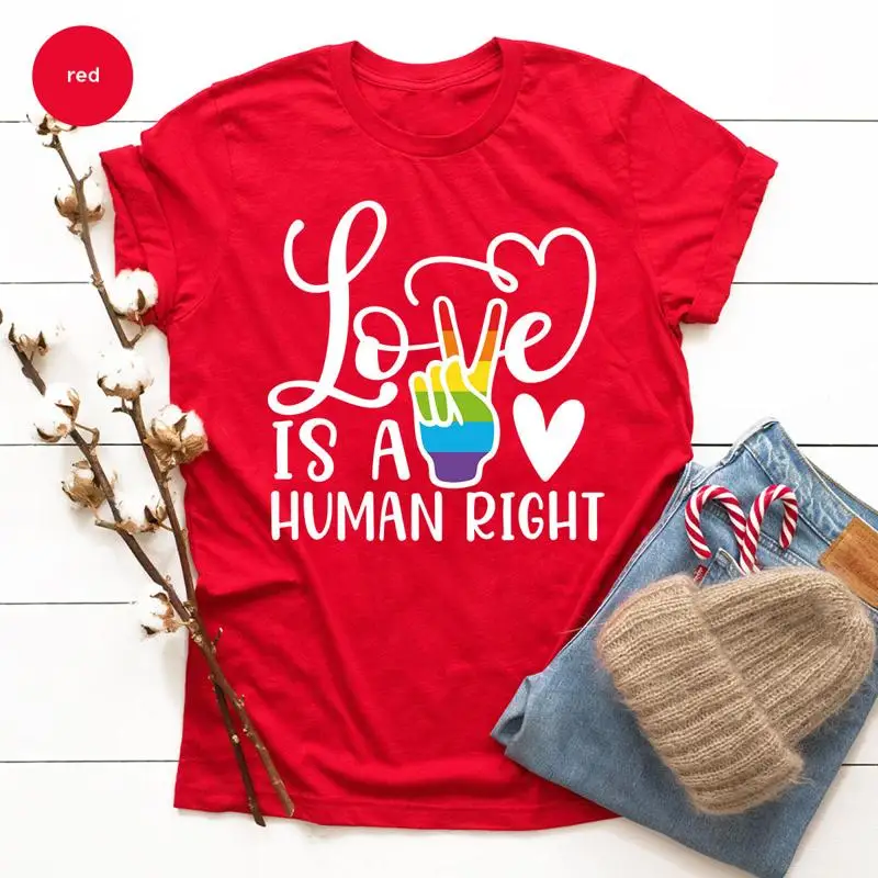 

Футболка Love Rights Human Queer Rainbow Pride Be Kindness Флаг ЛГБТК