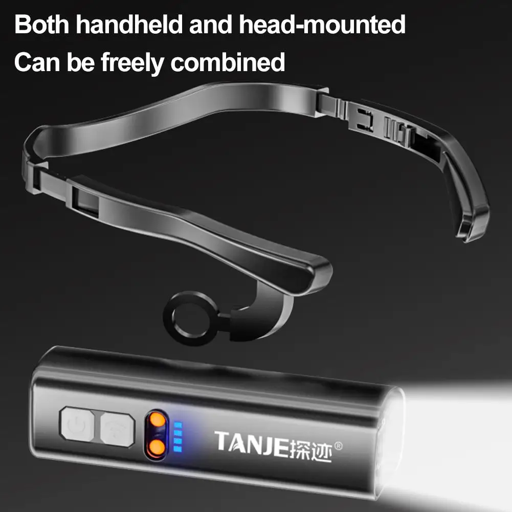 

Outdoor Headlamp Super Bright LED Headlight With Motion Sensor LongLasting Rechargeable Battery For Fishing Hiking Camping