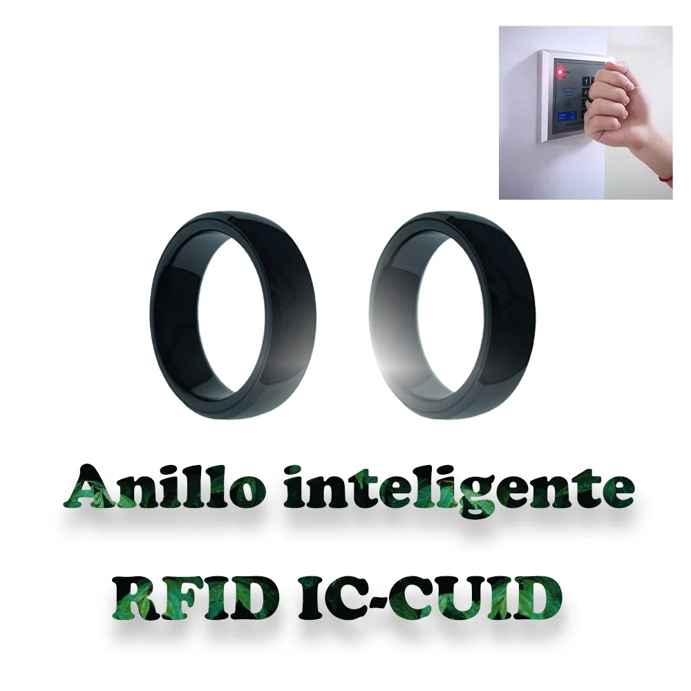 Anillo de Chip inteligente RFID CUID Gen2, llave regrabable 13,56 Mhz 1K S50, ficha cambiable, insignia clonada NFC, etiqueta de copia IC
