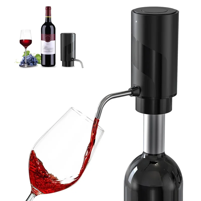 Wine Aerator Electric Wine Decanter Best Sellers One Touch Red -White Wine Accessories Aeration Work with Wine Opener