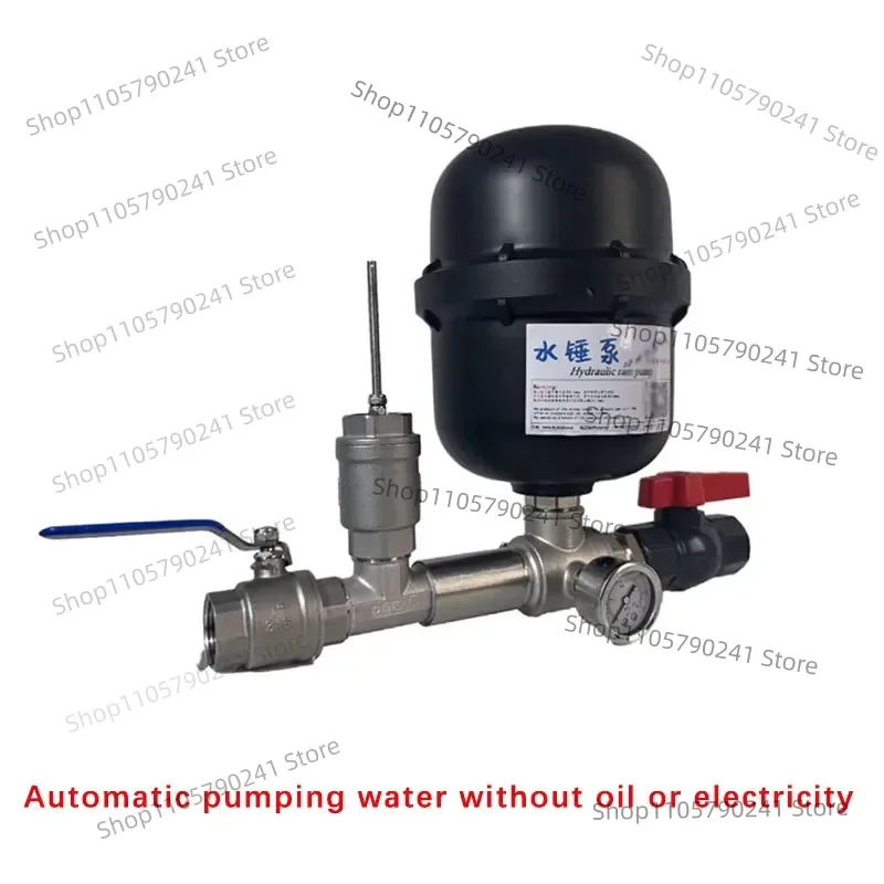 1 Inch Stainless Steel Water Hammer Pump Kit Gun Type Single Double Valve Interface for Garden Irrigation