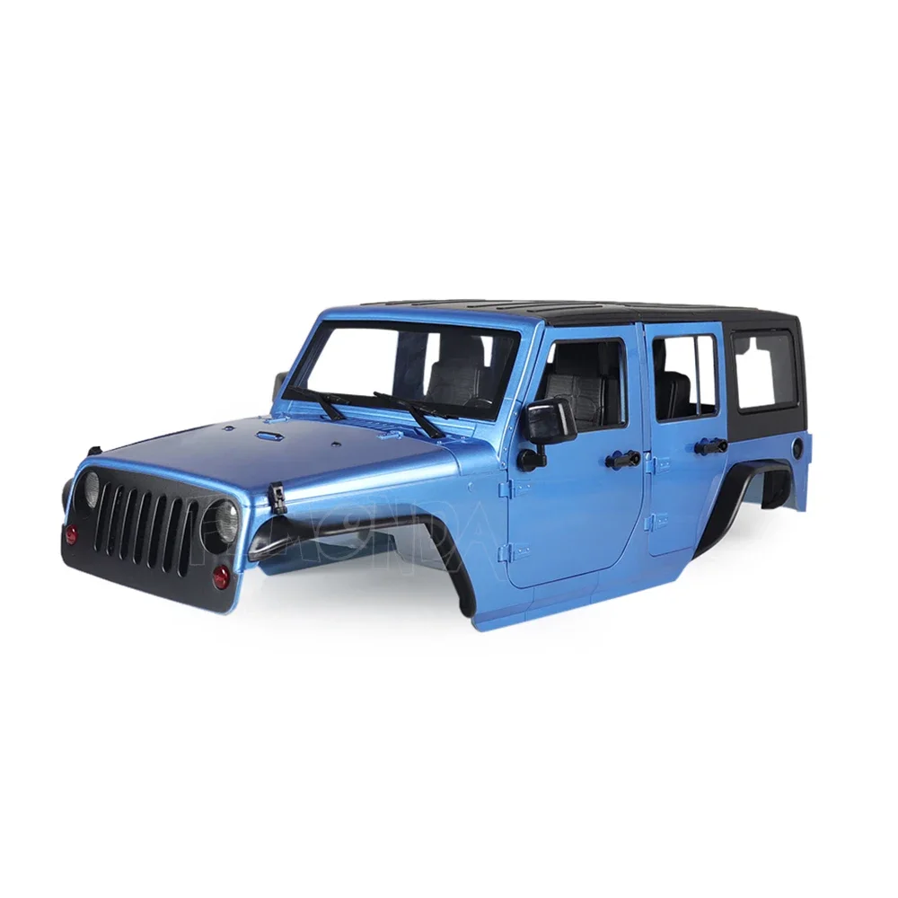 Rc 1/10 jeep wrangler jk rubicon 4ドアハードボディキット,313mmホイールベース,クローラーカーアキシャルscx10 90046 90047 rgt ex86100