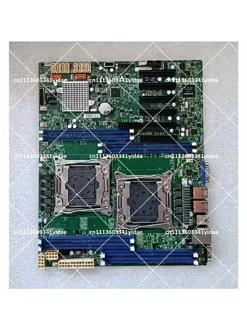 Dual X99 ATX Server Mainboard, M.2 NVMe Slot, LGA2011 V3 Socket for E5 V3/V4 CPU