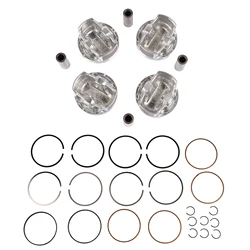 AP02 4Pcs Engine Pistons & Rings 55576442 for Chevrolet Cruze Sonic 1.8L l4 2011-2018