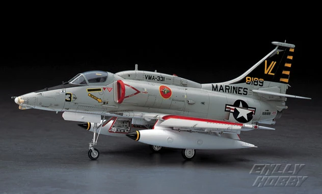 Prefabricated assembly model Hasegawa-07233 1/48 For US A-4M Skyhawk Carrier based Attack Fighter model kit