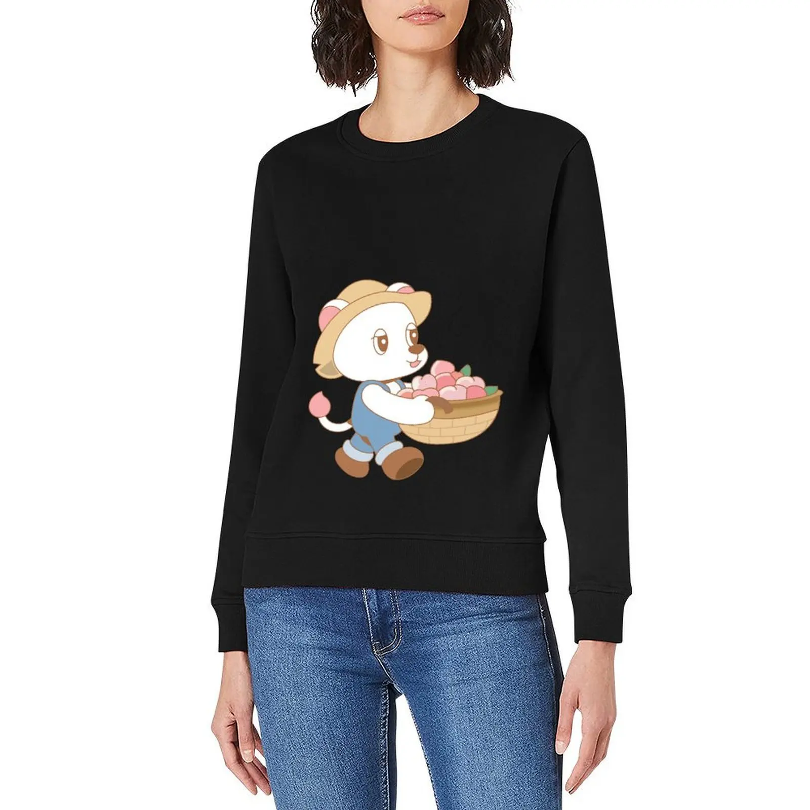 WOOKDONG peach picker lee dong wook the peach farm Pullover men's winter sweater anime clothing male clothes pullover